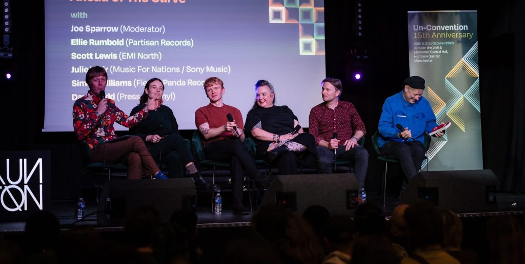 A panel featuring: JOE SPARROW (Moderator, Music Ally) JULIE WEIR (Music For Nations / Sony Music) SIMON WILLIAMS (Fierce Panda Records) ELLIE RUMBOLD (Partisan Records) SCOTT LEWIS (EMI North) DANNY LOWE (Press On Vinyl)