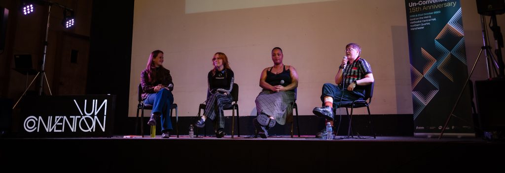 A panel of special guests curated by Come Play With Me. Photo credit: Brendan Clayton